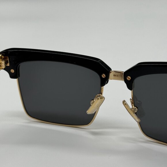 NEW MIU MIU MU10ZS 1AB5S0 WOMEN MIU MIU BLACK GOLD SUNGLASSES MU 10ZS main image 3